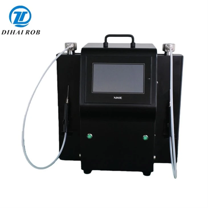 Doub -estasyon nikotin ranpli machin elektrik CBD lwil oliv Injector